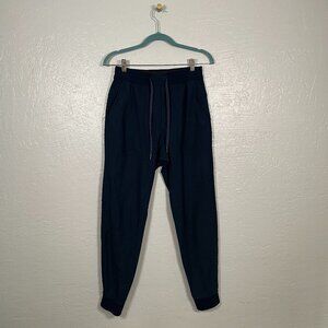 Lululemon Men S Navy Blue ABC Jogger Pants Pockets Drawstring Warpstreme